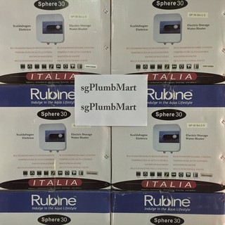 Rubine x sgPlumbMart SP15 Storage Water Heater Sphere 15 Liters #4