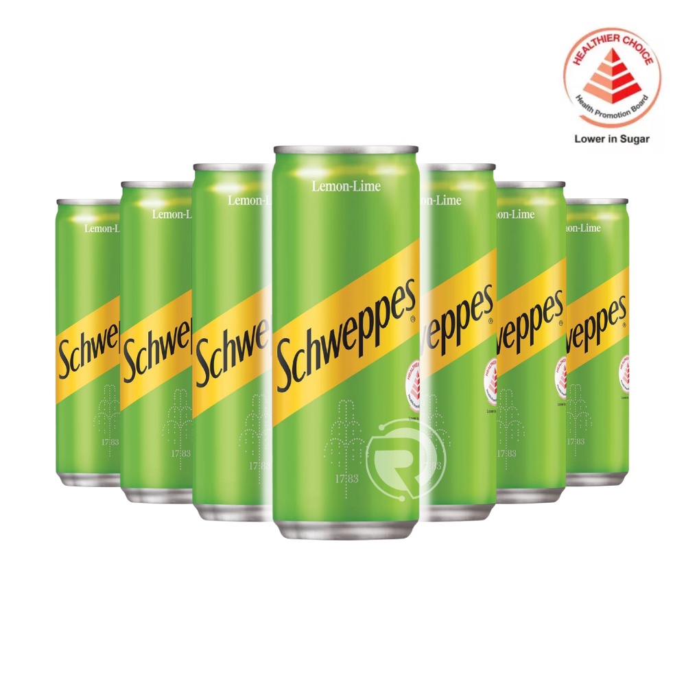Schweppes Manao Lime Soda [NEW PACKAGING] (320ml x 24 Cans) Shopee