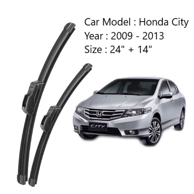 Shop Malaysia Honda City 2009 2013 Wiper Blade Japan Technology Shopee Singapore