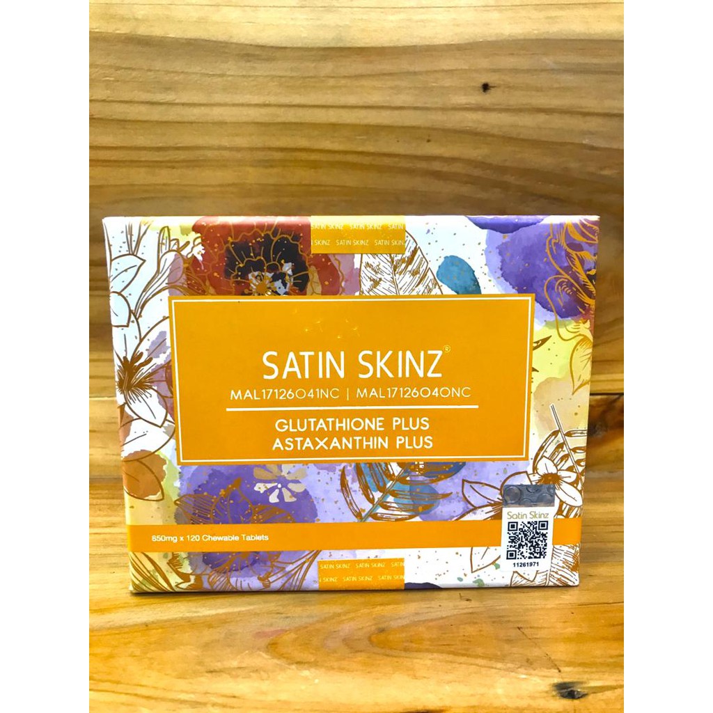 Satin Skinz Gluta Tabs Kulit Cantik Putih Dan Jelita Free Gift Shopee Singapore