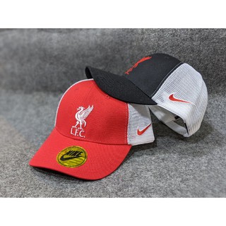 lfc nike adults dark grey trucker cap