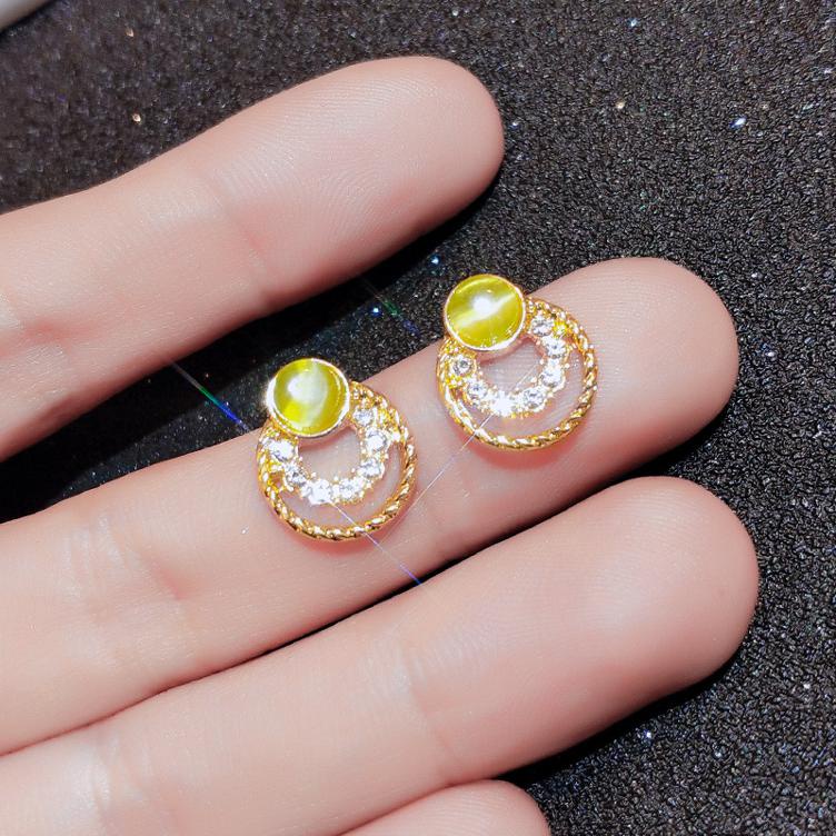 Baker Anting Anting Liar Kepribadian Eropa Dan Amerika 2021 Trendi Baru Bersih Merah Temperamen Anting Anting High End Berlian Anting Emas Mawar Shopee Singapore