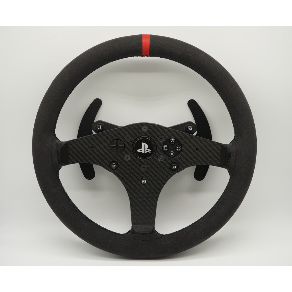 X-Thrustmaster T300RS T300GT Racing 13inch 33cm steering Wheel MOD DIY(carbon  fiber,suede) light weight | Shopee Singapore