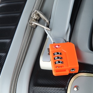 【PIQT】TSA Resettable 3 Digit Combination Lock Travel Luggage Suitcase Code Padlock