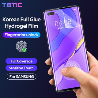 TBTIC Full Coverage Soft Hydrogel Film For Samsung Note10 S20 S8 S9Plus S20U S22 S22Plus S21FE S22UltraScreen Protector