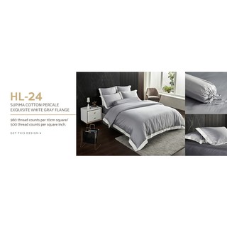 Hotelier Prestigio Supima Cotton Percale Quilt Cover Fitted