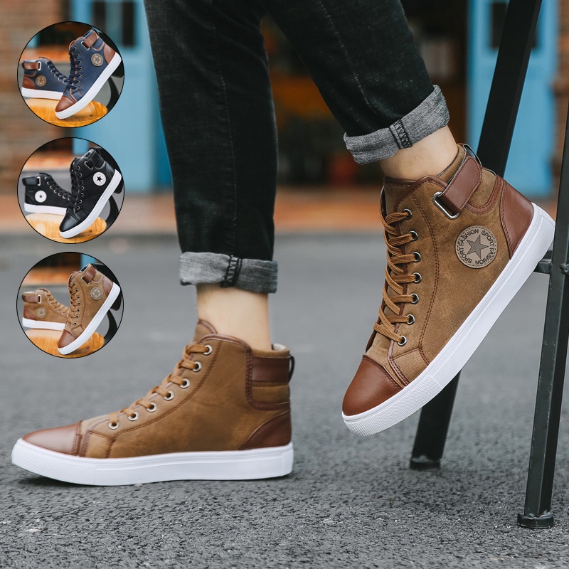 men high tops sneakers