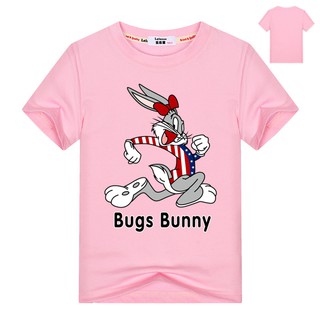 Kids Boys Vintage Bugs Bunny T Shirt Summer Cotton Tops Tee