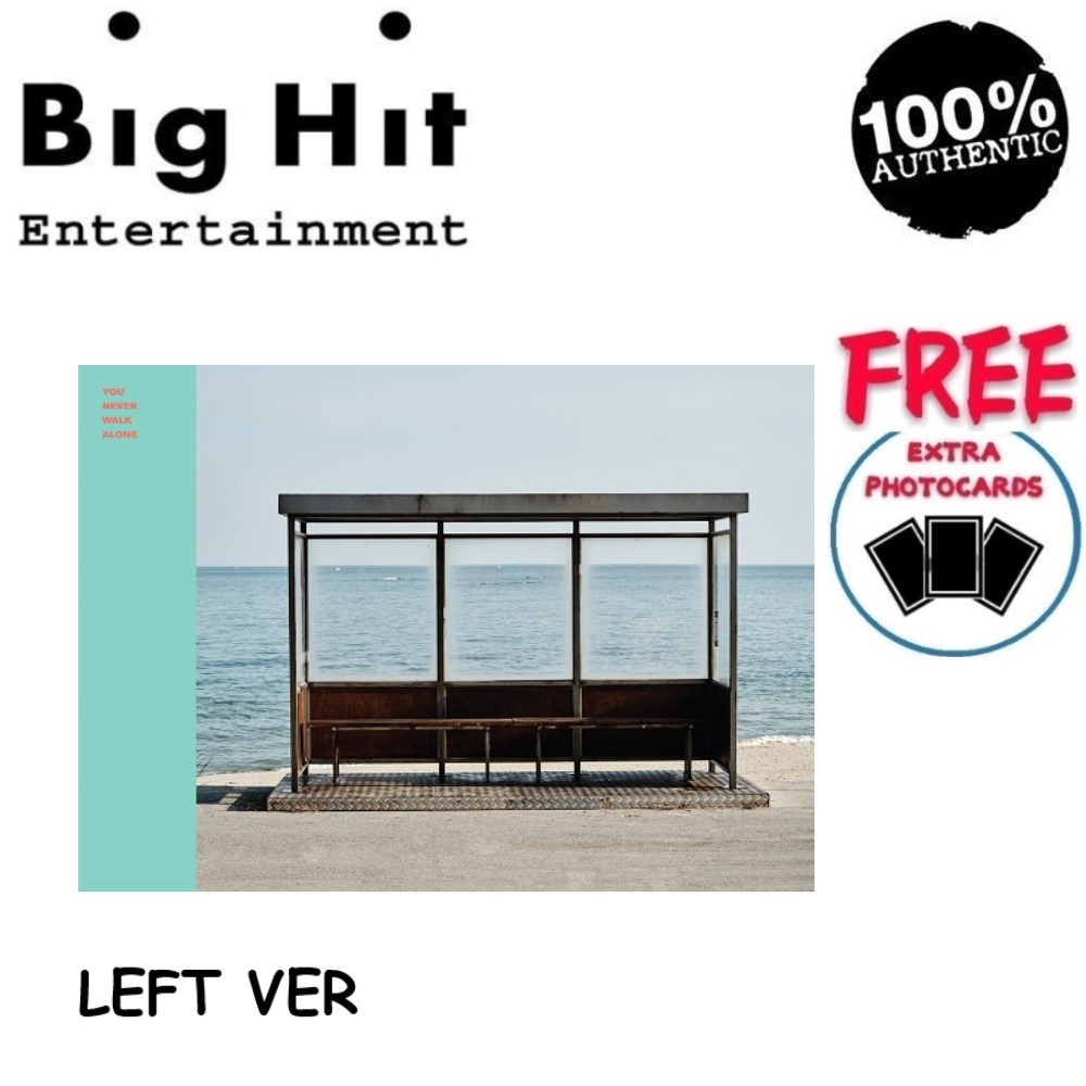 Ready Stock Bts Album Wings You Never Walk Alone Left Ver Cd Photobook Photocard Shopee Singapore