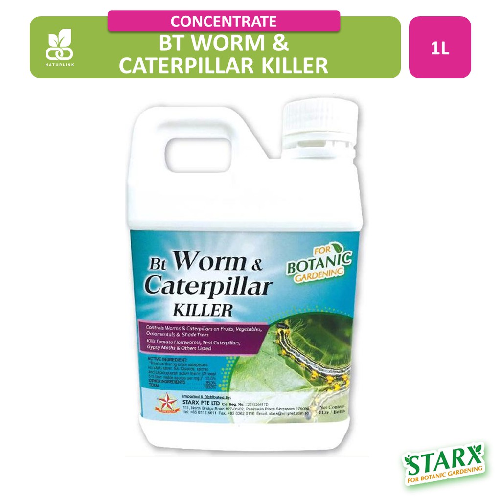 STARX BT Worm & Caterpillar Killer (1L) Kills Moth & Butterfly Larvae