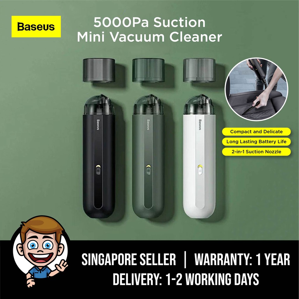 Baseus A2 Car Vacuum Cleaner Mini Handheld Auto Vacuum Cleaner with