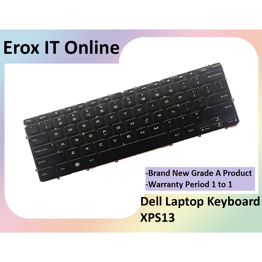 Replacement Laptop Keyboard Dell Xps13 13d 13r L321x L322x L221 L321 L322 Xps13r Xps13d Dell Xps13 Laptop Keyboard Shopee Singapore