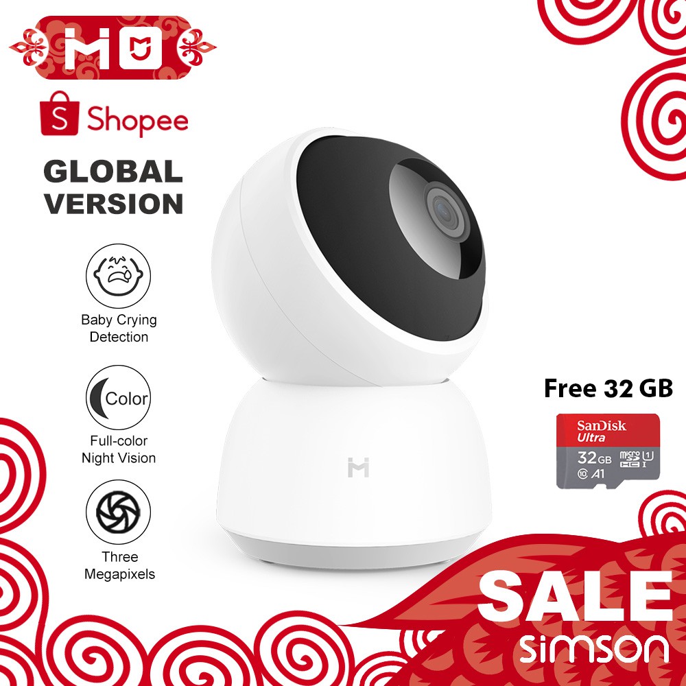 imilab 019 IP Camera Home Security baby monitor Camera ...