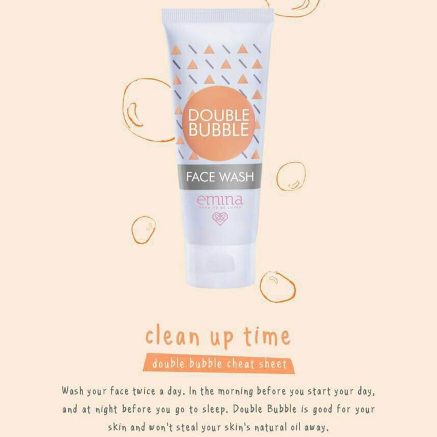 bubble face wash