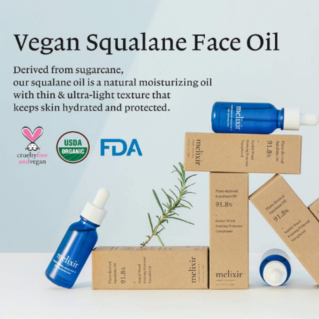 melixir squalane facial oil