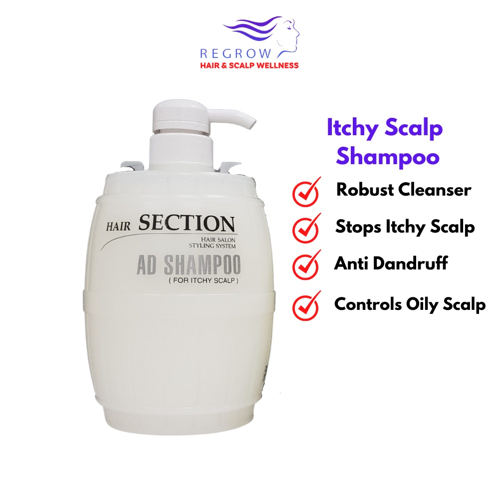 Regrow Section AD Shampoo Anti Dandruff 1000ml Shopee Singapore