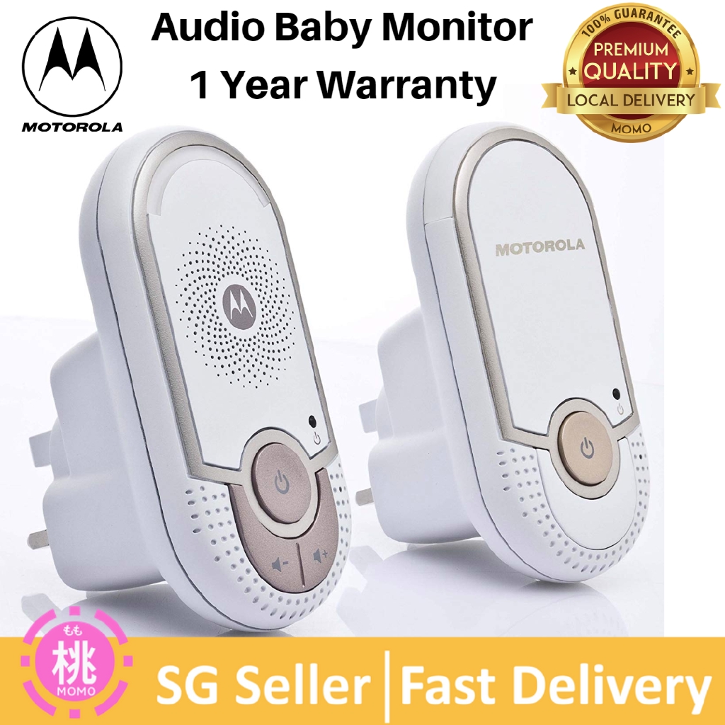 Motorola Digital Audio Baby Travel Monitor MBP8 Audio Baby Monitor