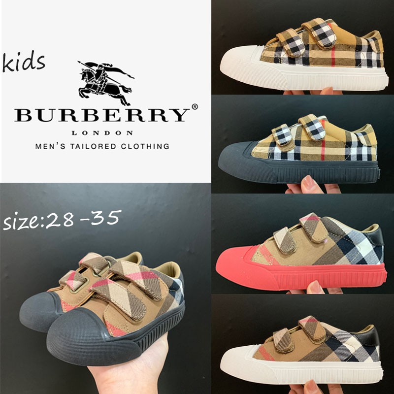 burberry velcro shoes