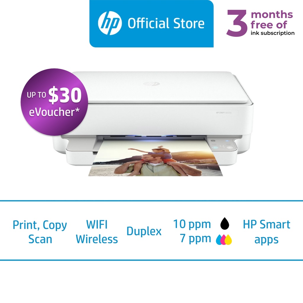 HP Envy 6020e All-In-One Printer / Multifunction |Wireless | Inkjet ...