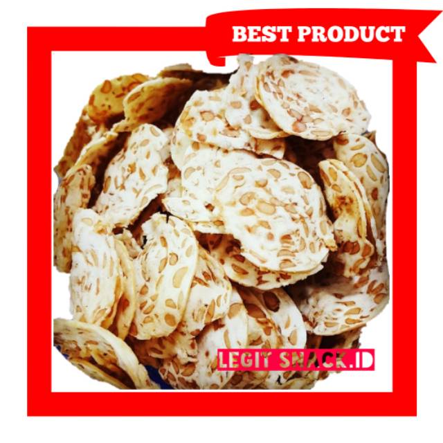 Tempe Oven Chips / Tempeh Chips Original 500 Gram Roasted Bracelets