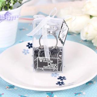 Wedding Favors Door Gifts Souvenir Diamond Ring Key Chain