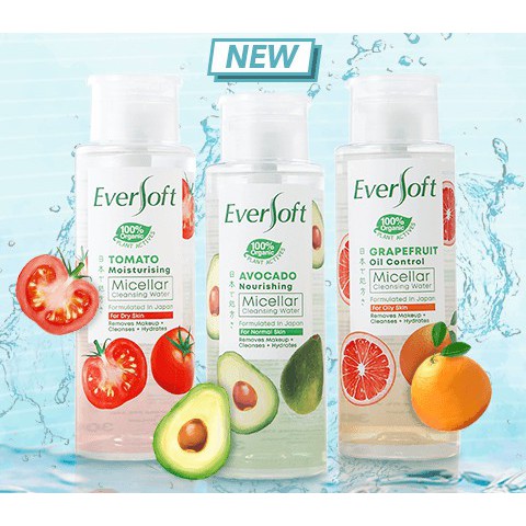 eversoft micellar cleansing water