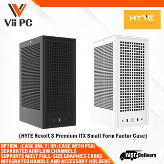 HYTE Revolt 3 Small Form Factor Premium ITX Computer Gaming Case, OPTION Case only or Case with 700W Power Supply
