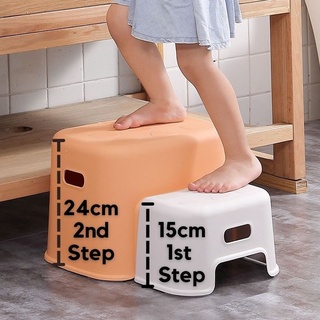 Kids Double Step Stool with Anti-Slip Design | Multiple Usage as Double or Single Step Stool #4