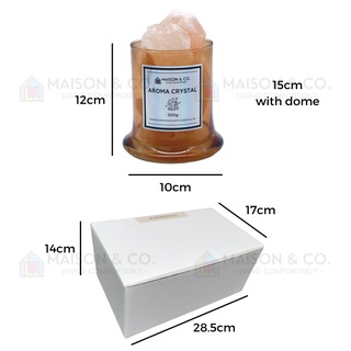 Maison & Co. | Pink Aroma Crystal Diffuser Home Fragrance Pure Essential Oil Natural Scent #6