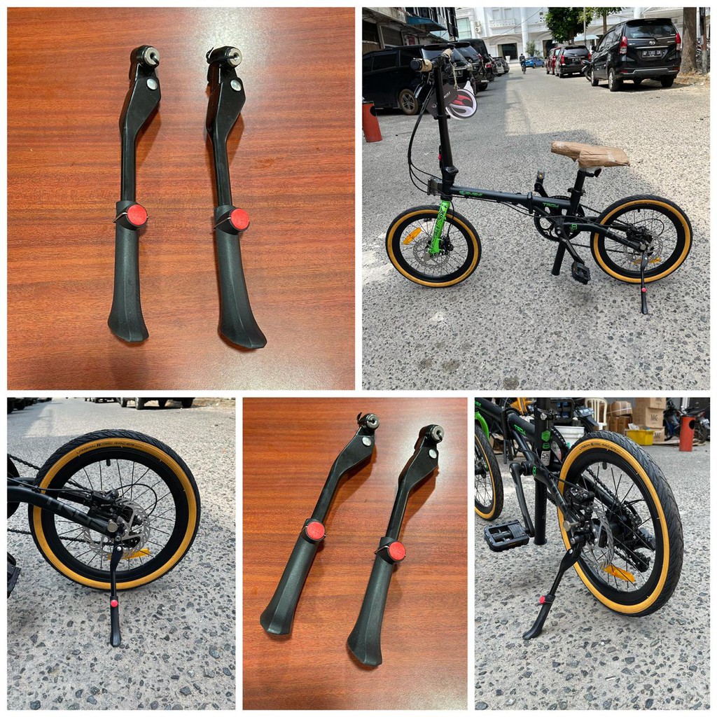 16 Inch QR Folding Bicycle Kickstand Quick Release Shopee Singapore