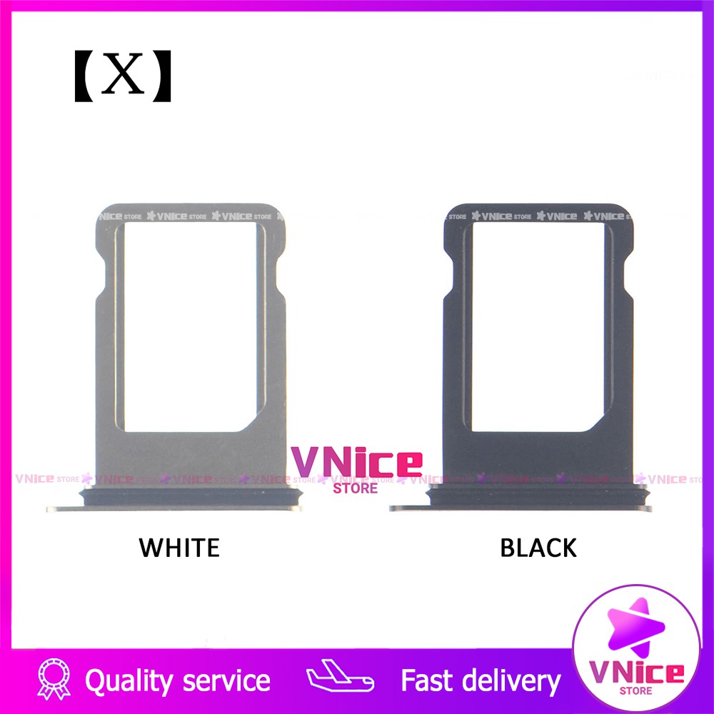 Double Card Sim Card Tray Iphone X Xs Max Xr 11 Pro Max Original Parts Replacement Shopee Singapore