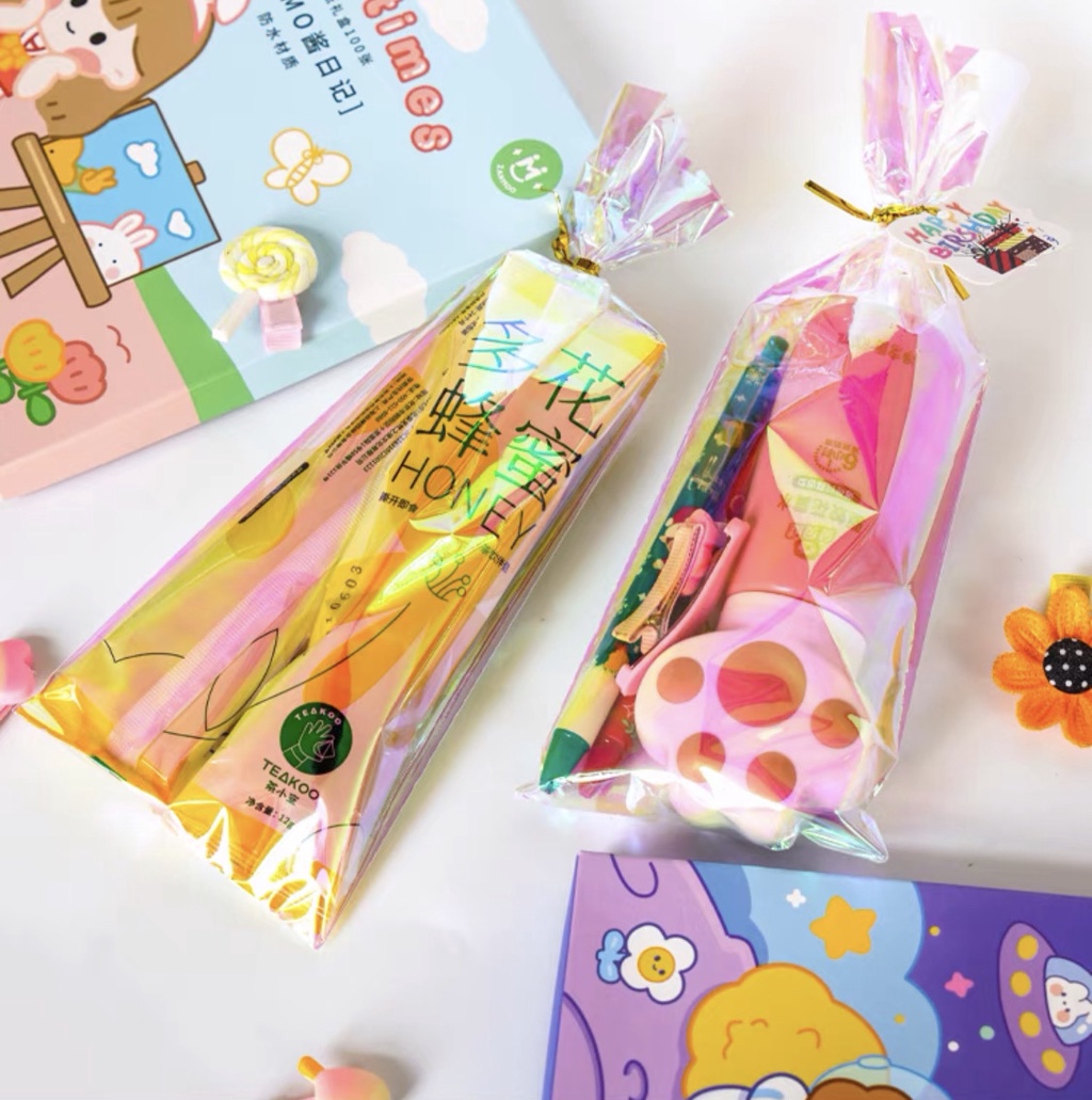 Hologram Plastic Packaging Cookies Candies Goodie Gift Wrapper Bag 50 ...