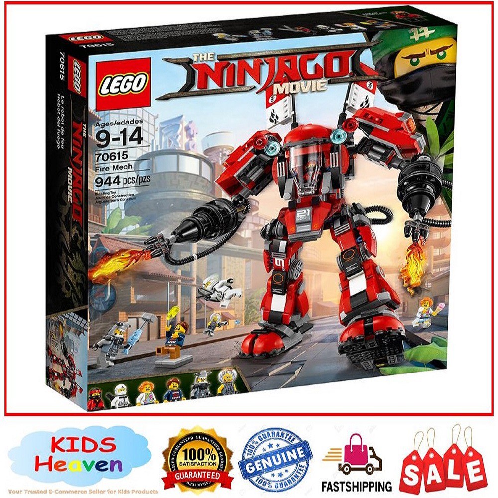 ninjago fire mech lego