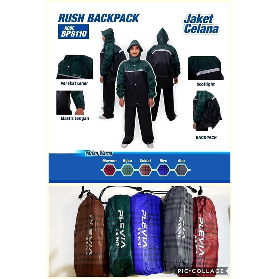 backpack raincoat