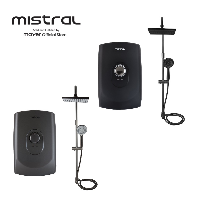 Mistral Instant Shower Heater with Rain Shower MSH99 Shopee Singapore