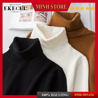 Thick high-neck men's sweater, Korean style turtleneck sweater AL01 - MS88