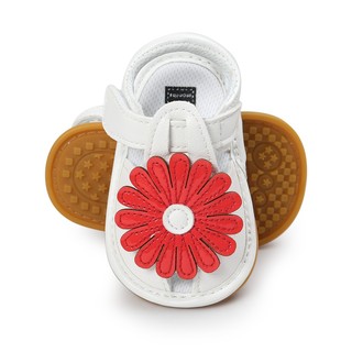 2022 New girl sun flower summer sandals baby shoes soft bottom rubber soles #8
