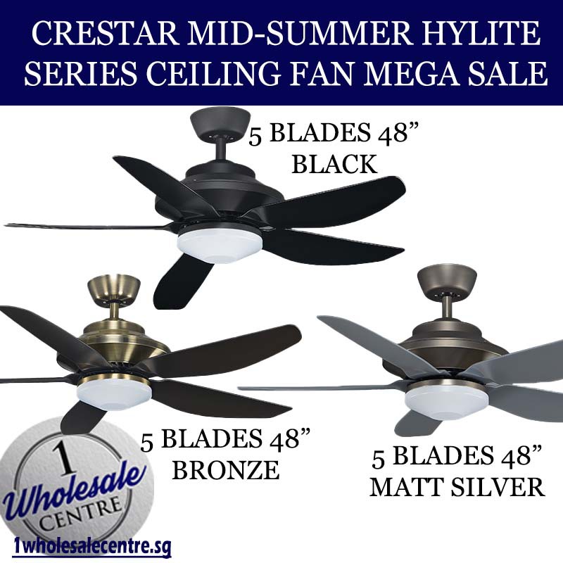 Crestar Mid Summer Hy Lite Series Ceiling Fan Mega Sale Shopee