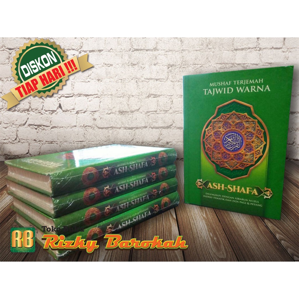 Mushaf Translation Tajweed Color Ash Shafa A5 | Shopee Singapore