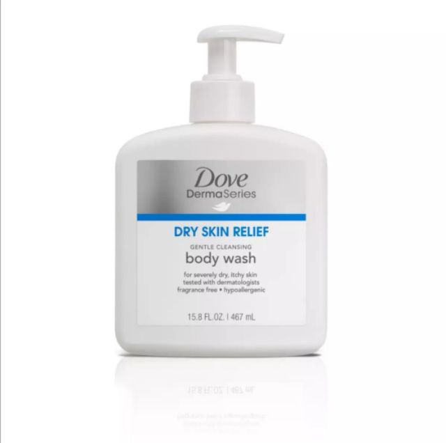 Dove Derma Series Dry Skin Relief Gentle Cleansing Body Wash Twin Pack 467 Ml Shopee Singapore