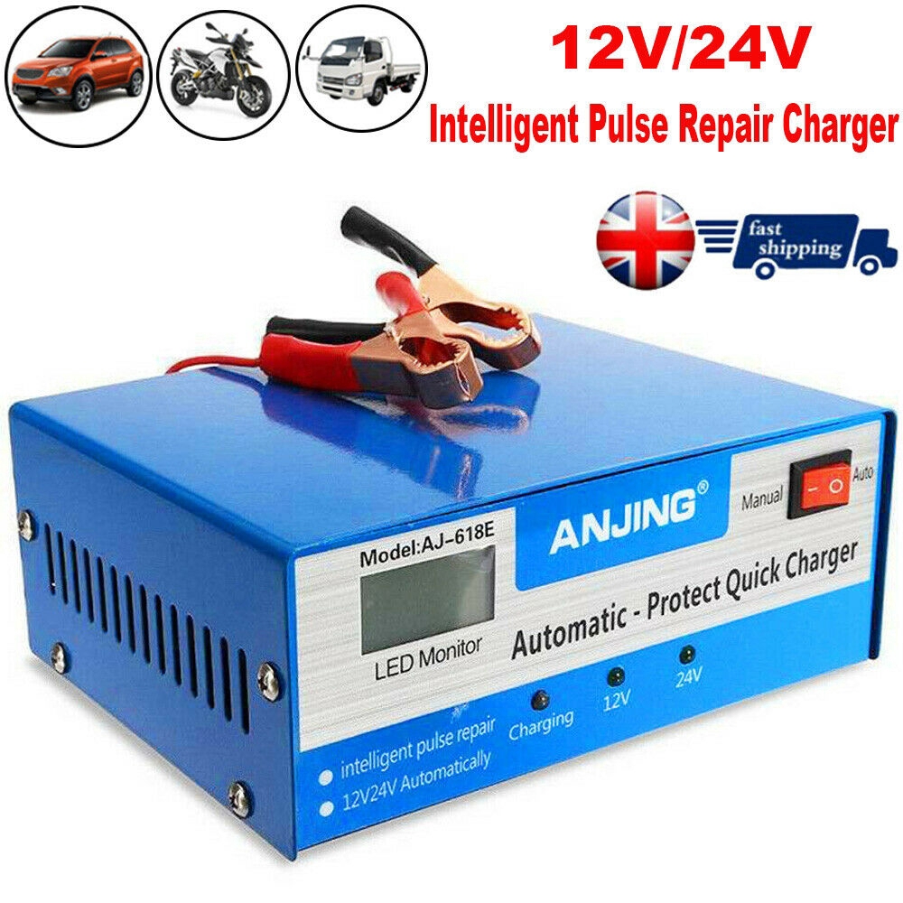 motorcycle battery charger jump