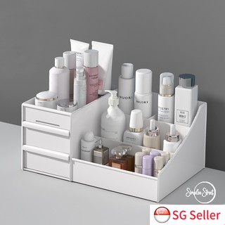 【SG Local Stock】Makeup Cosmetics Organizer Storage Drawer Box  Desktop Organiser Mutil Purpose SH288