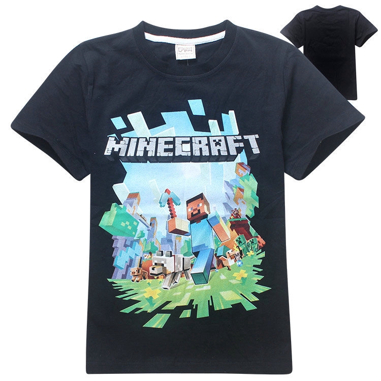 Tngstore Minecraft Mine Craft T Shirt Top Boy Girl Shopee Singapore - tngstore t shirt roblox top short sleeve boy girl
