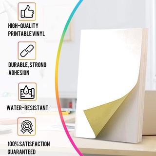 A4 Label Sticker Paper Anti Fade 170gsm - Pack of 10 (Laser / Inkjet Printer printable) #8