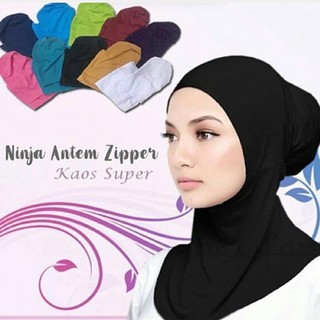 (1KG=19Pcs) Inner Hijab Zipper/Inner Ninja Zipper/Inner Ciput Zipper Antem