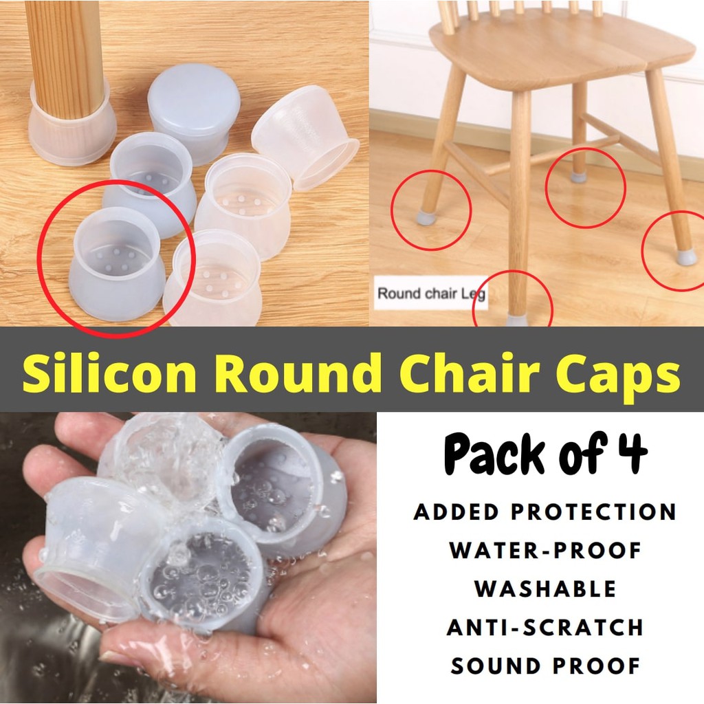 Silicon Chair Leg Cover AntiSlip Chair Cover Floor Protectors