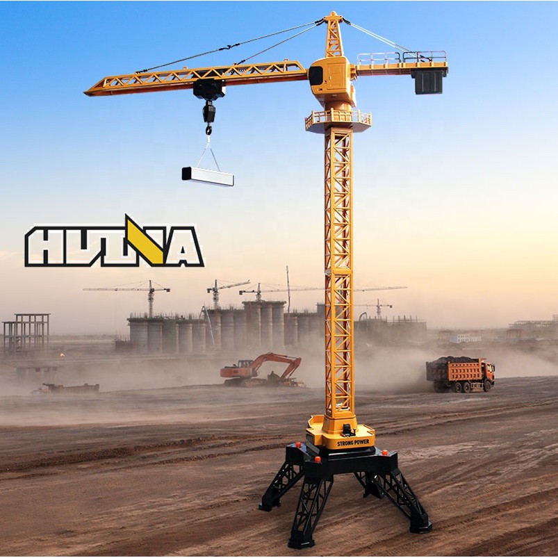 Huina 1585 1 14 Tower Crane 12ch 2 4g Metal Hook Remote Control Construction Toy Vehicle Shopee Singapore