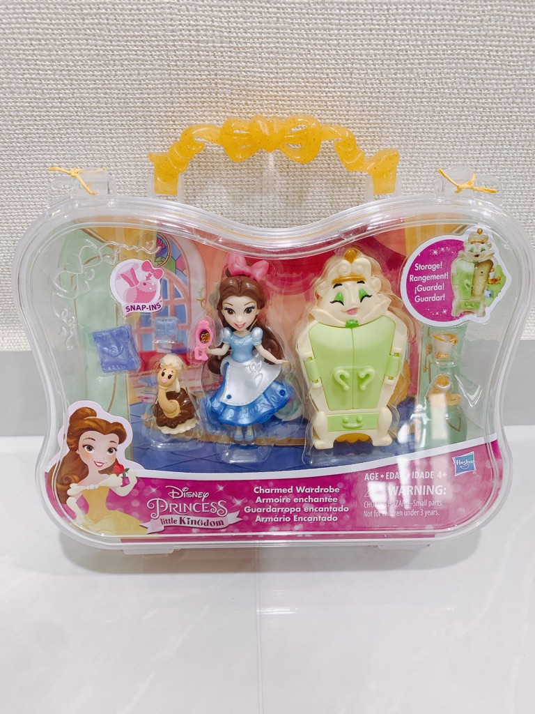Disney Princess Belle Charmed Wardrobe Little Kingdom Snap-In Small Doll Toy 
