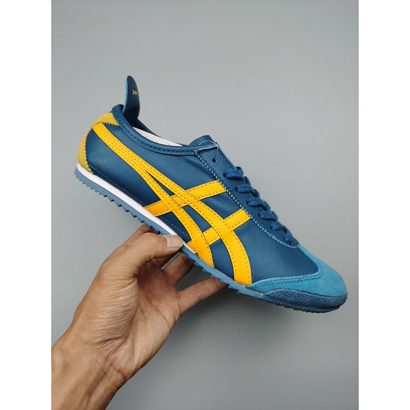 onitsuka tiger blue and yellow