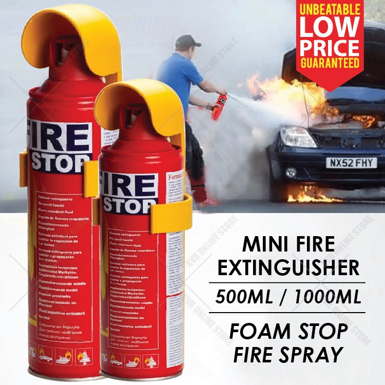Portable Fire Extinguisher 500ml Shopee Singapore